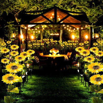 🌻 50% OFF NOW! ☀️ Waterproof Solar Sunflower Lights – Realistic Petals, IP65 Weatherproof & 8-12H Auto Glow ✨