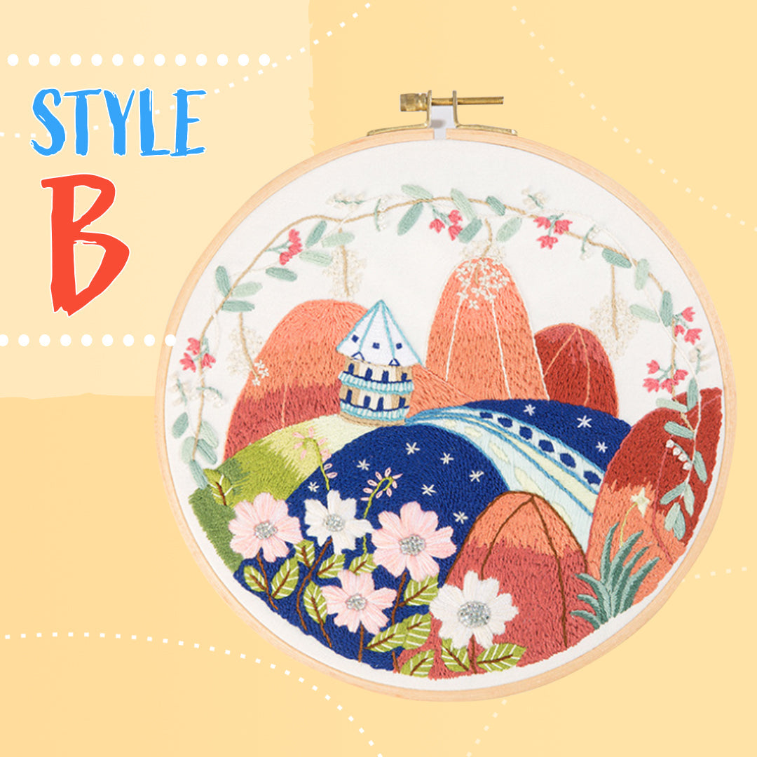 DIY Fairy Tales Embroidery Set
